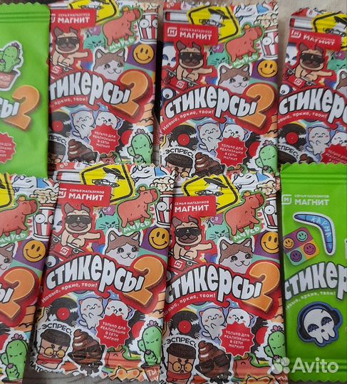 Стикерсы 2 магнит. Наклейки