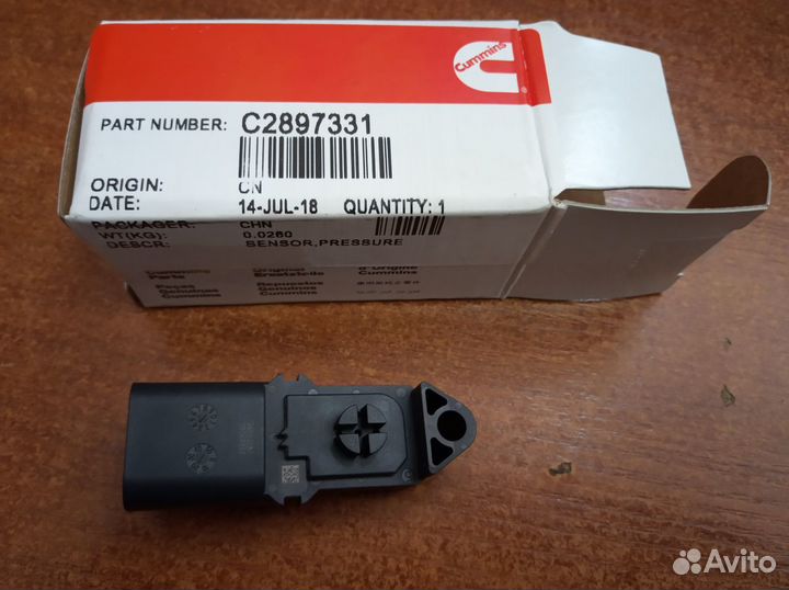 Датчик атмосферного давления Cummins 2897331
