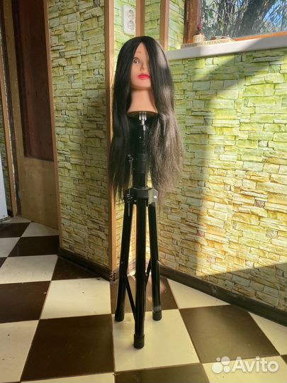 Напольный штатив плюс манекен голова учебная