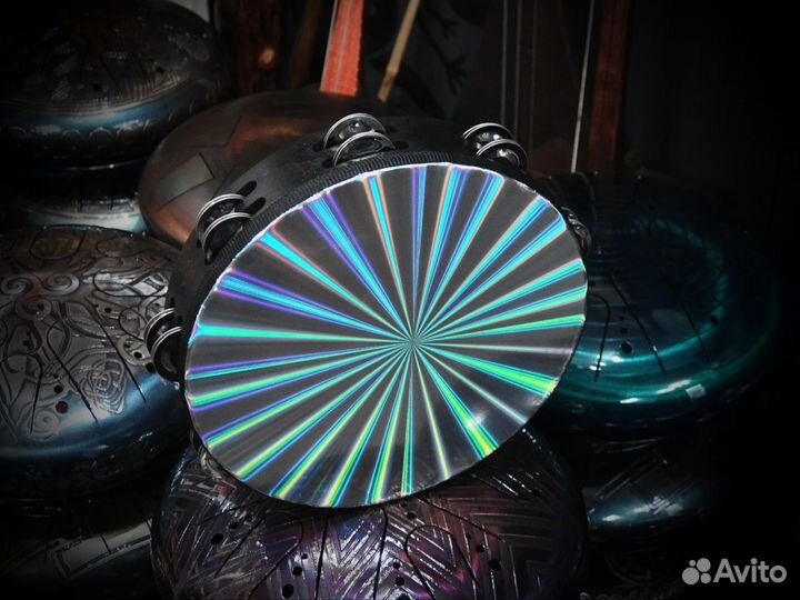 Голографический Тамбурин Rainbow SB-4