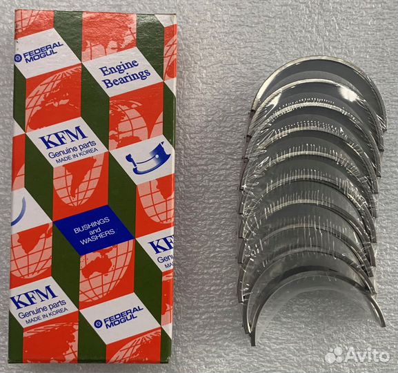 Вкладыши коренные ремонт. 0.25 комплект G4FA G4fс