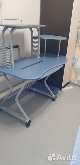 Стол компьютерный Buro DL-082LCD/Blue