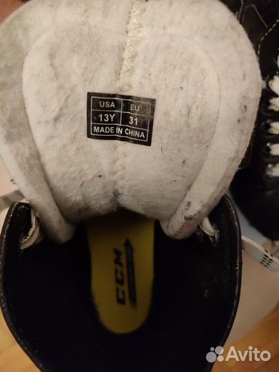 Коньки хоккейные CCM детские 31 размер