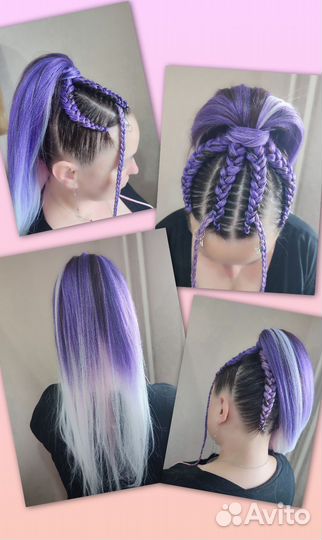 Цветные косы, брейды, вышивка, узоры