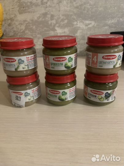 Смесь Mamelle, каши Nestle, Фрутоняня, пюре Semper