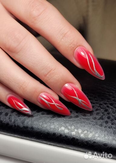 Комбинированный маникюр мкр. Северный