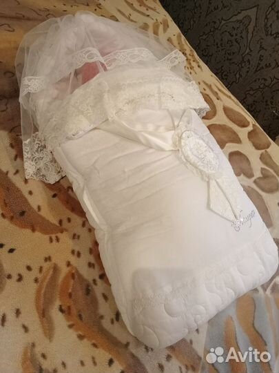 Конверт на выписку, вещи для девочки