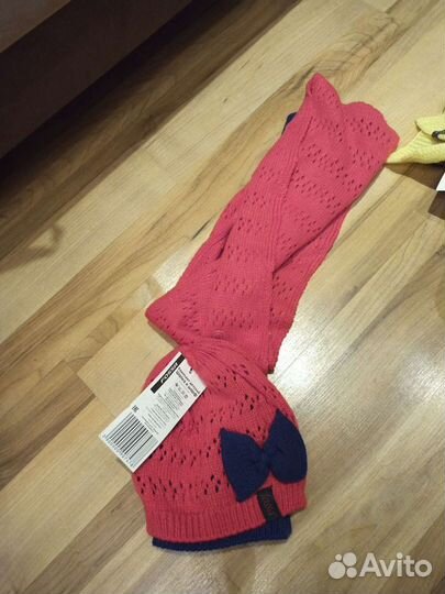 Комплект шапка и шарф для девочки