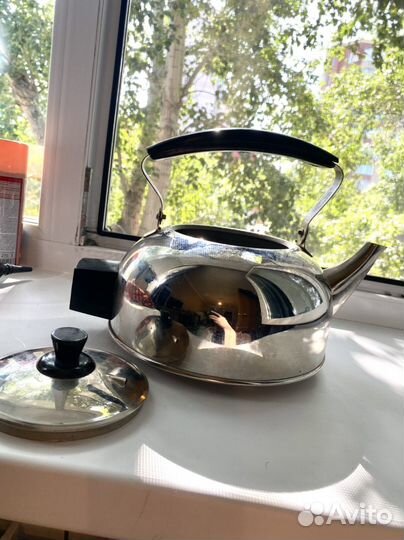 Чайник стальной электрический СССР