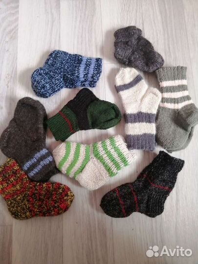 Носки шерстянные мужские р. 43 и детские
