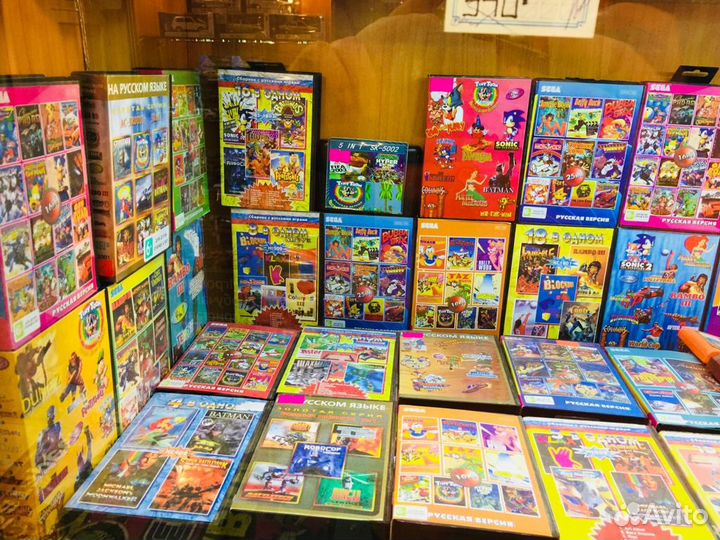 Картриджи для Сеги из 90х сега