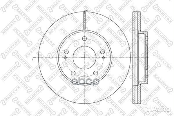 6020-3034V-SX диск тормозной переднийMitsubish