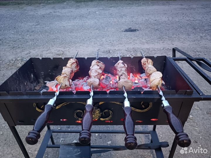 Мангал разборный 2 и 4 мм