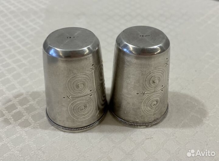 Рюмки стопки серебро 916 проба