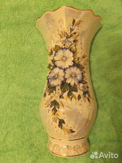 Ваза фарфор настенная (ручная работа)