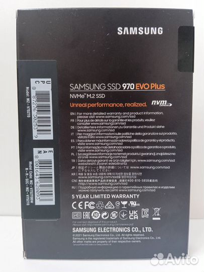 SSD M2 Samsung 970 evo plus 2Tb