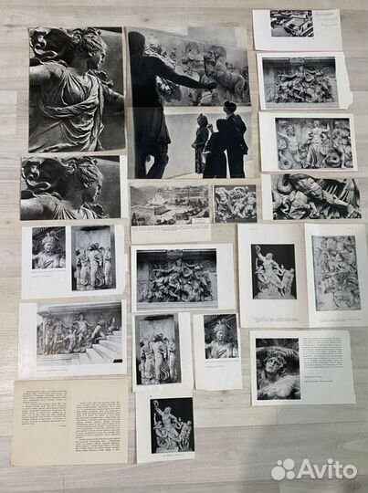 Репродукции скульптура вырезки журналы античность