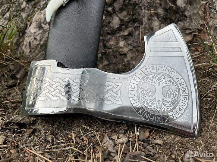 Топор подарочный зеркальной полировки