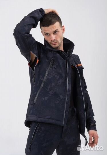 Костюм triton PRO -5 SoftShell,цв.серо-черный