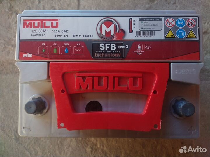 Аккумулятор автомобильный 60 ач