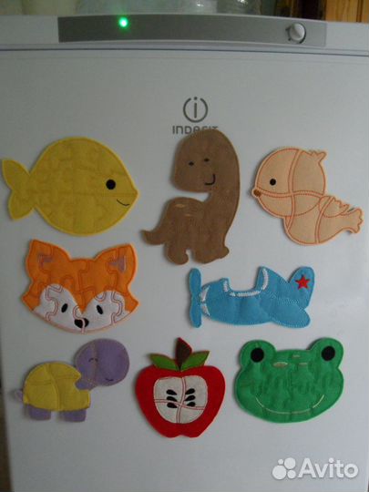 Пазлы-магниты из фетра