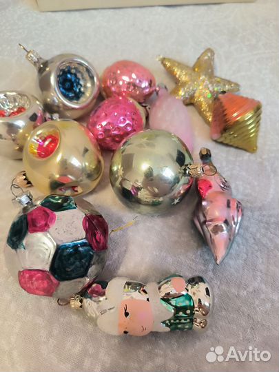Елочные игрушки СССР одним лотом