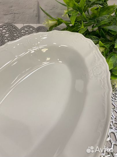 Блюдо овальное 24 см, Селедочница Бернадотте