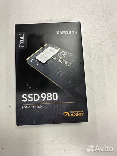 Новый SSD nvme Samsung 980 1 tb