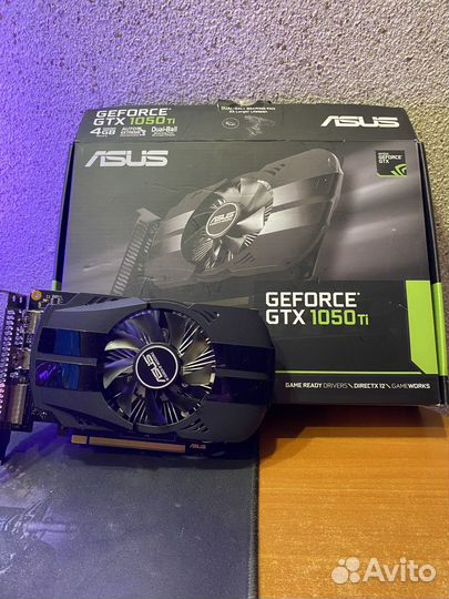 Видеокарта asus GTX 1050 ti 4GB