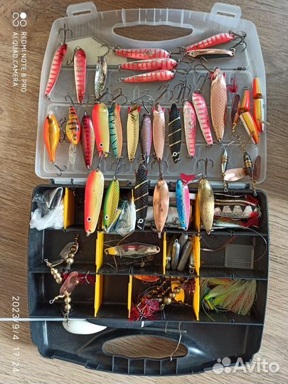 Набор блесен б/у для семги