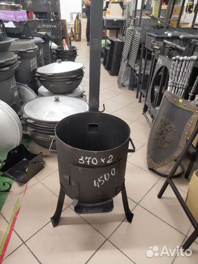 Печь под казан 370х2 мм