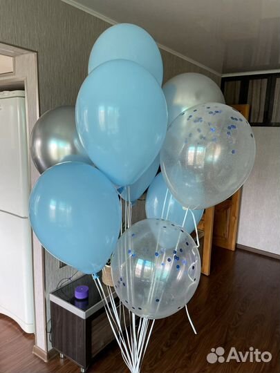 Шарики на выписку мальчика