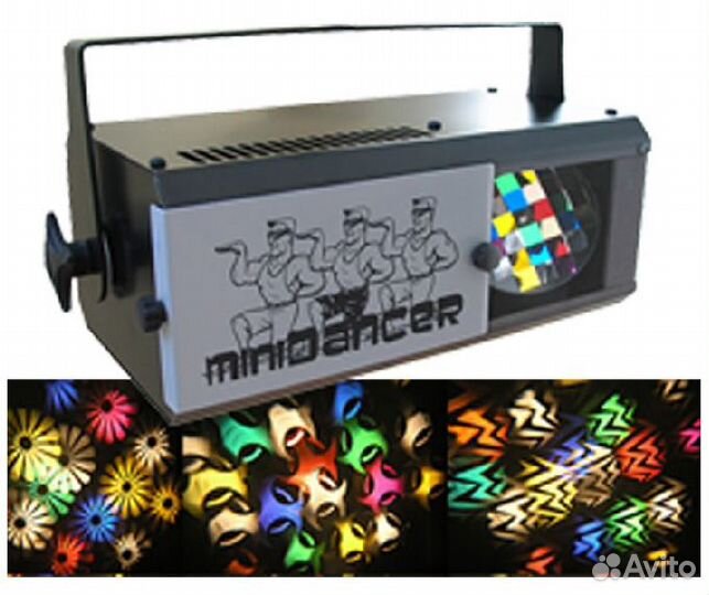 Светомузыка Minidancer HipHop IL Полицвет Gobo Mic
