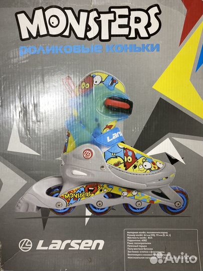 Роликовые коньки детские раздвижные