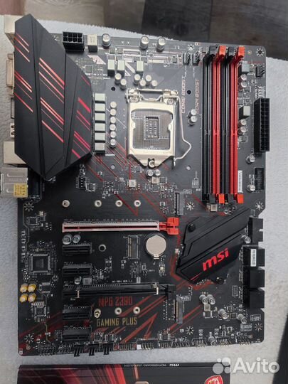Материнская плата msi z390 gaming plus, i5 9400f