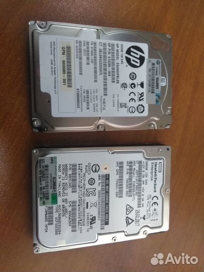 Жесткие диски SAS