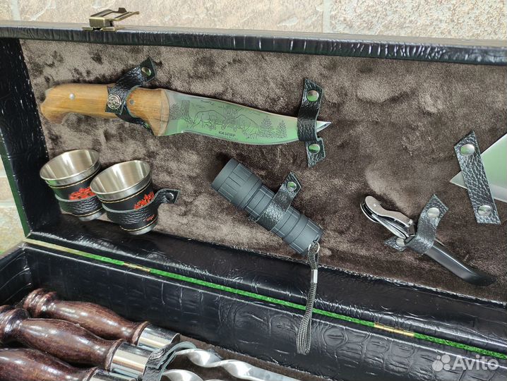 Набор шампуров №6/Подарочный набор шампуров