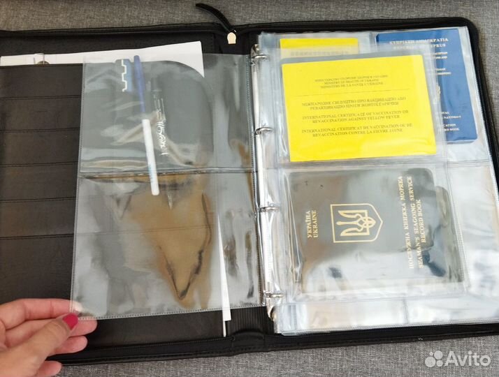 Лист optima, пвх-файл для бон, свидетельств