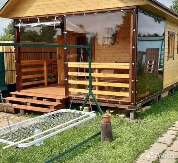 Мягкие стекла на окна Беседки, Веранда, шатер