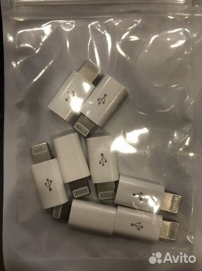 Переходник micro USB Lightning 8 Pin iPhone