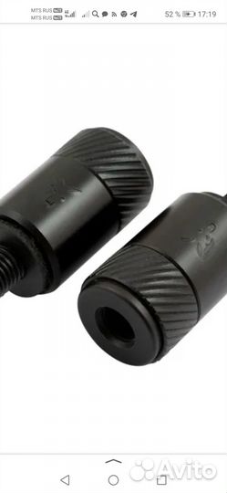 Быстросъем для сигнализаторов Fox Black 2 шт