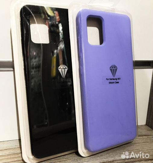 Чехол Silicone case Samsung A51