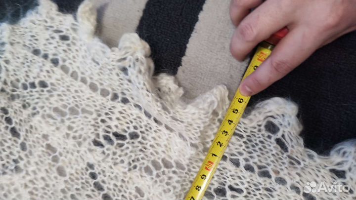 Шаль пуховая ручная работа