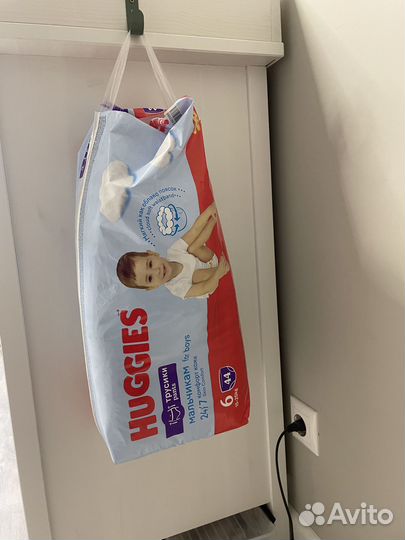 Трусики подгузники Huggies 6