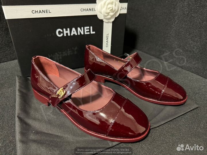 Туфли босоножки женские Chanel Mary Janes