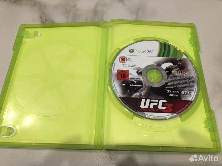 Игра UFC 3 на xbox 360