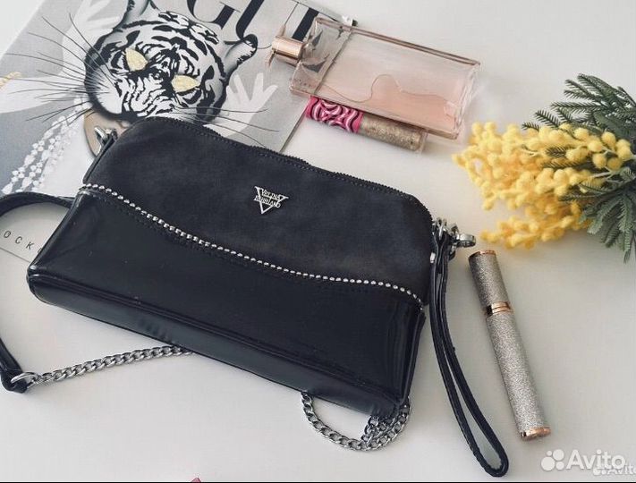 Сумка женская через плечо натуральная замша