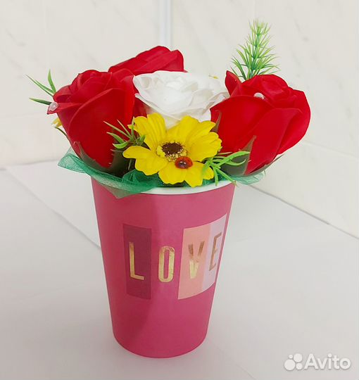 Мыльные букеты в наличии и на заказ