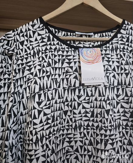 Блузка от Luisa Viola 52 атлас Италия оригинал