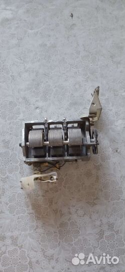 Конденсатор переменной ёмкости кпе трёхсекционный